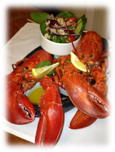 steamed lobster