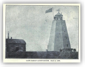 lighthouse postcard