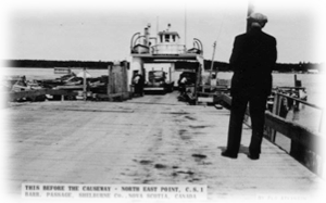 on board ferry