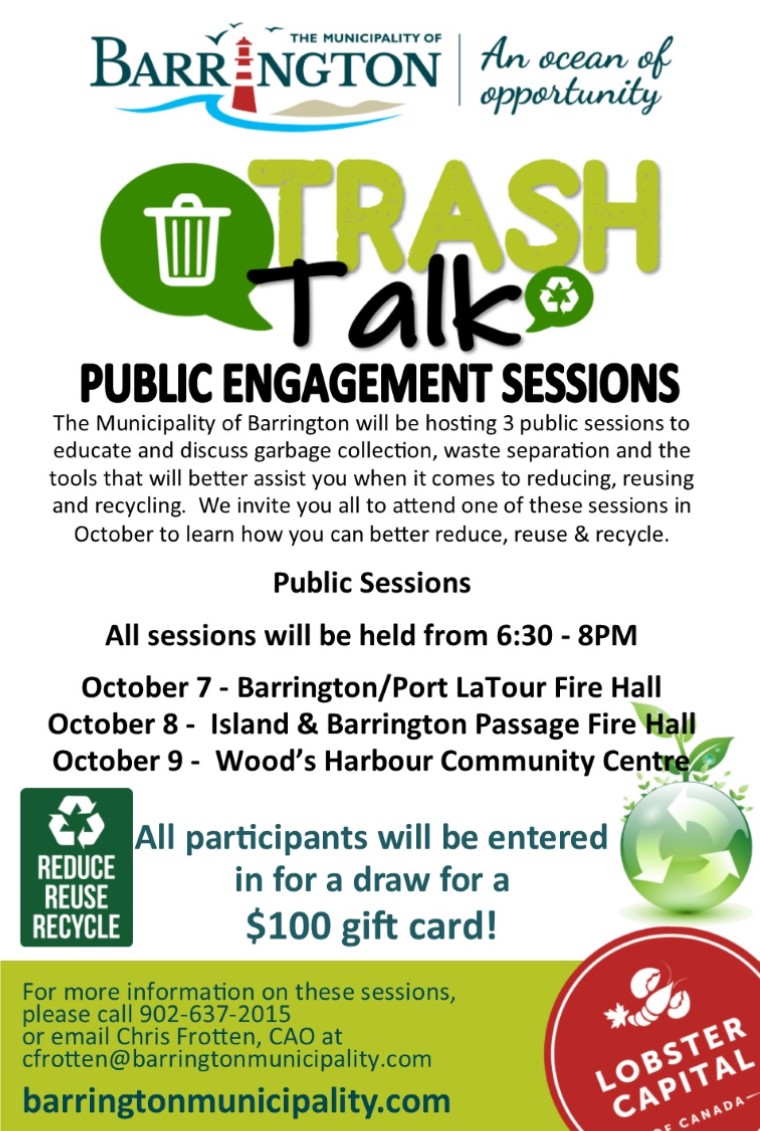 Trash Talk – Public Engagement Sessions